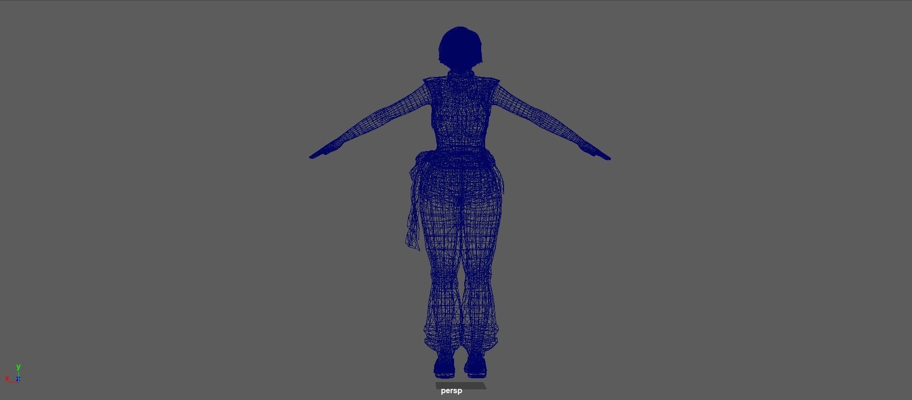 Sophie Lee  Low-poly 3D model_18