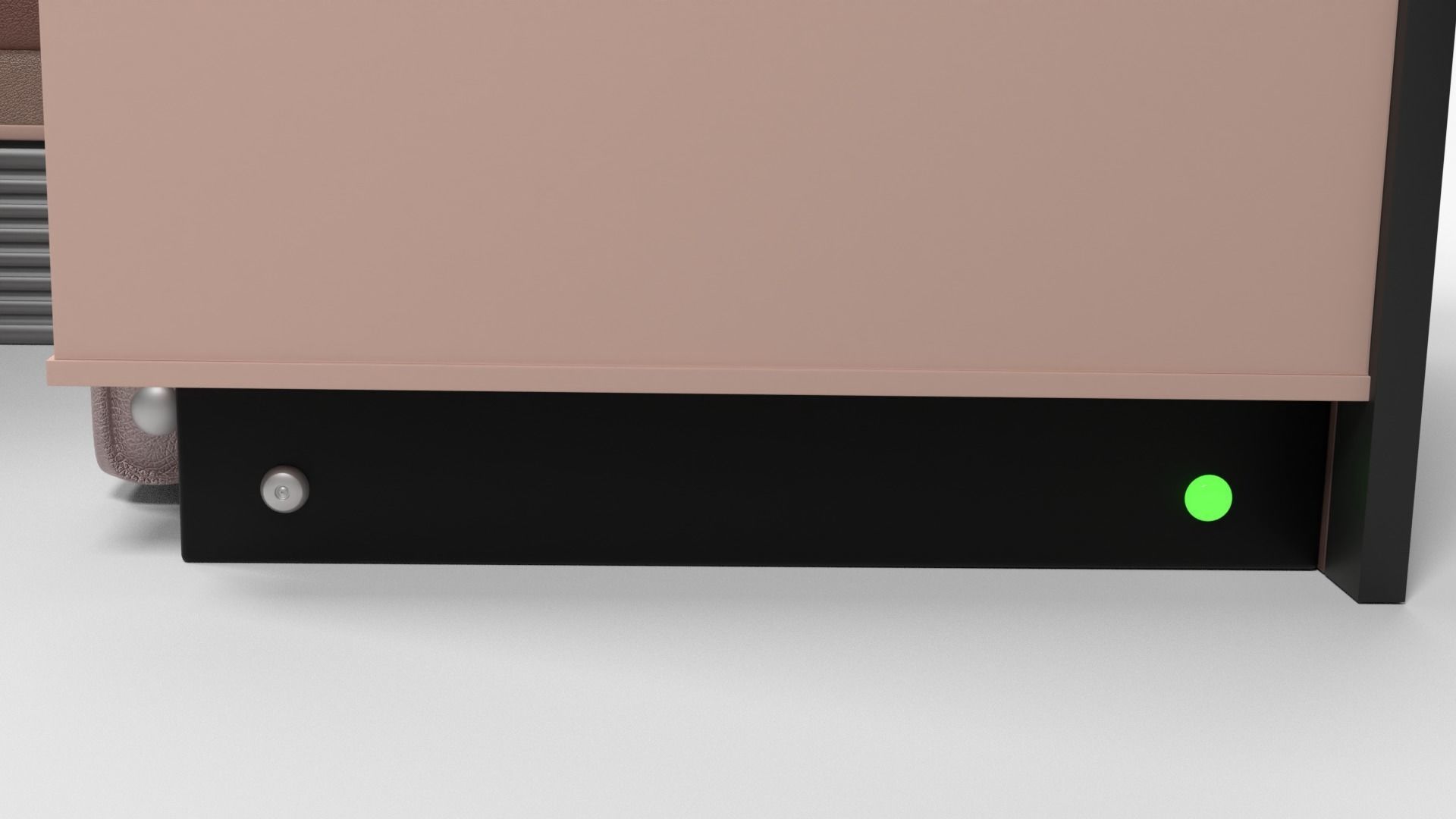 Luxury plane seat Low-poly 3D model_14