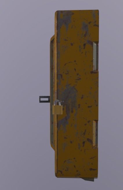 Panel Switch Low-poly 3D model_3