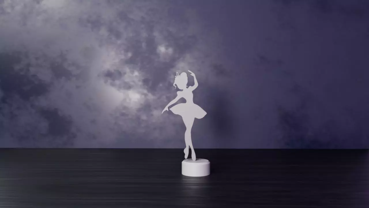 BALLERINA DANCER DESK DECORATION 3D print model