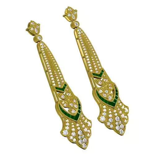 Antique Art Deco Earring