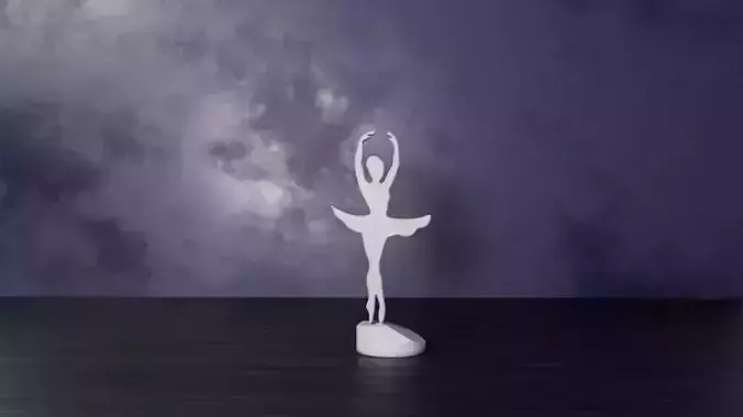 BALLERINA DANCER 02 DESK DECORATION