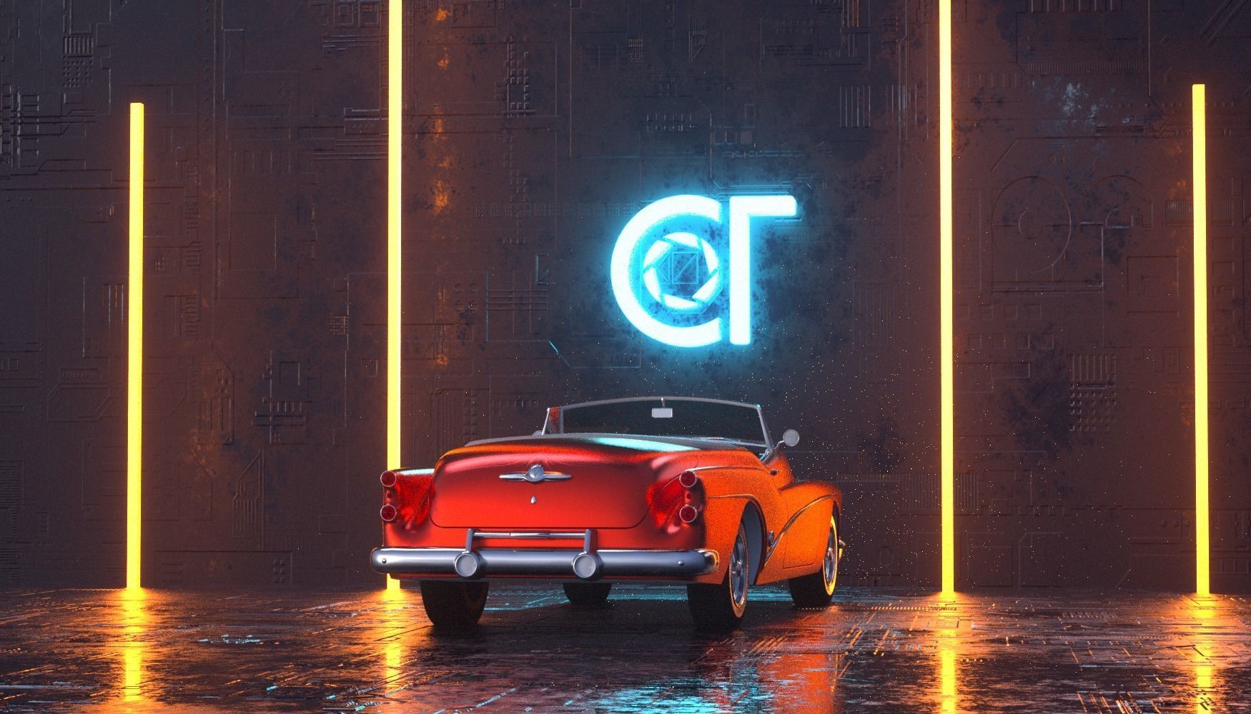 Buick Skylark Convertible 1953 3D model 3D model_9