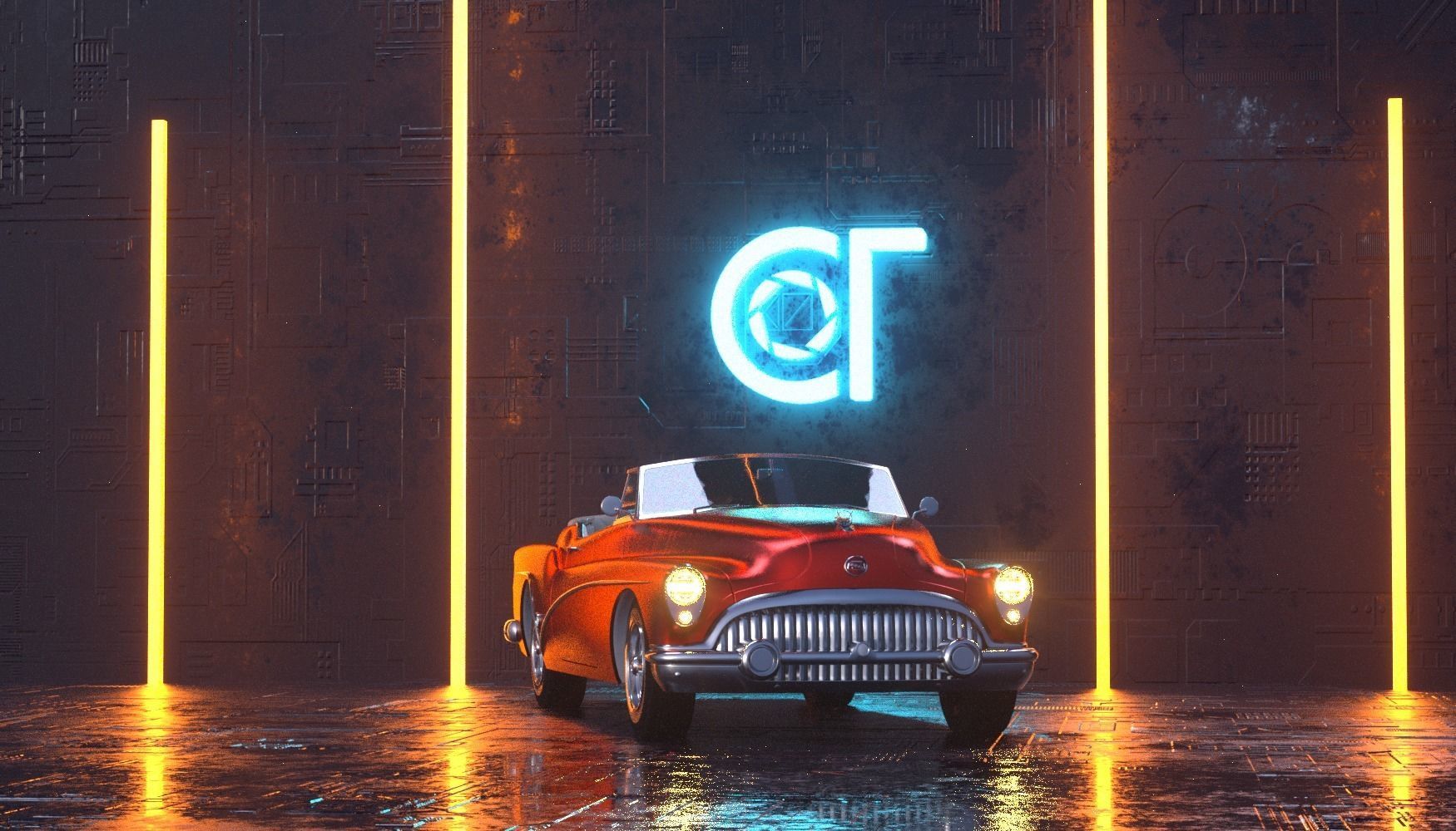 Buick Skylark Convertible 1953 3D model 3D model_4