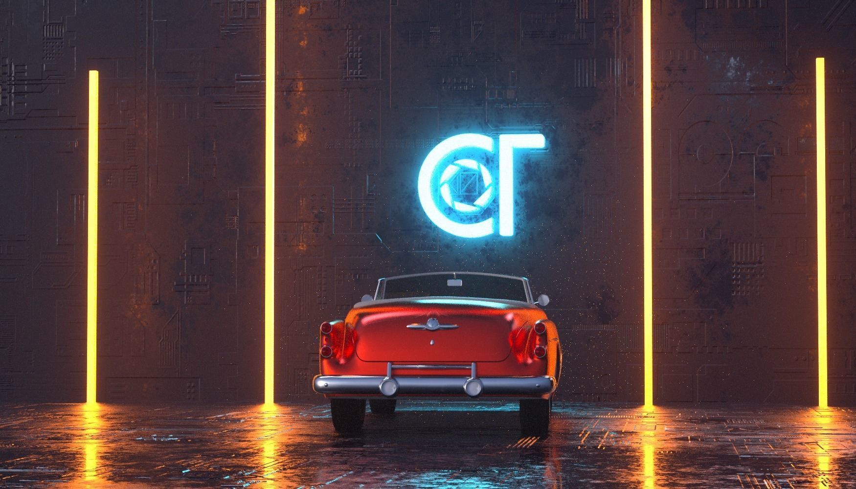 Buick Skylark Convertible 1953 3D model 3D model_10