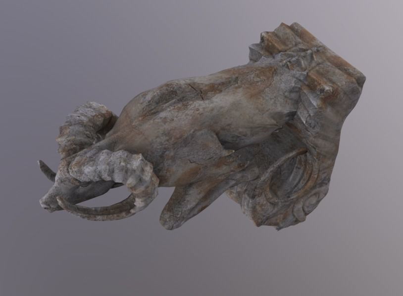 Gargoyles Low-poly 3D model_4