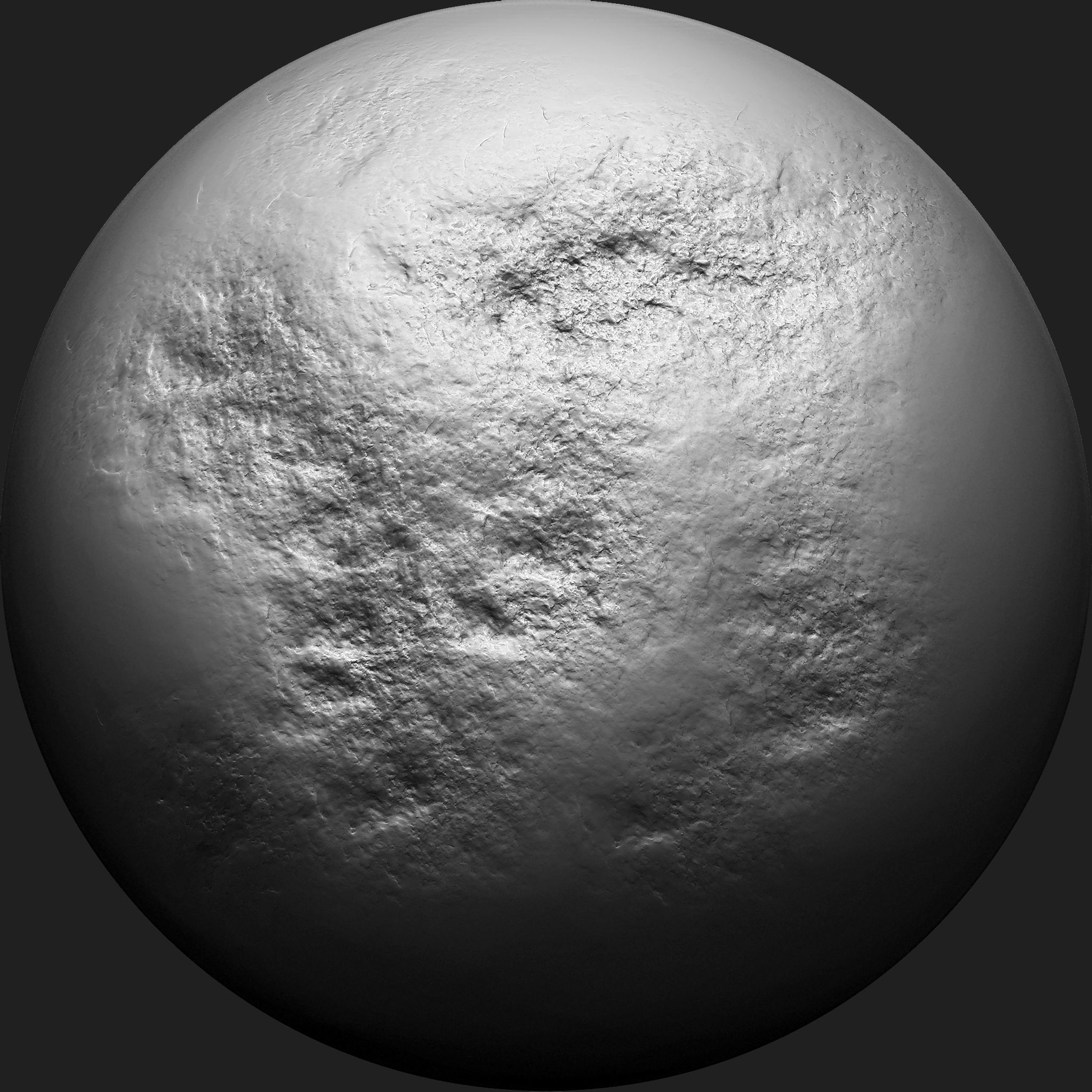 Stone Detail Brushes for Zbrush Low-poly 3D model_13