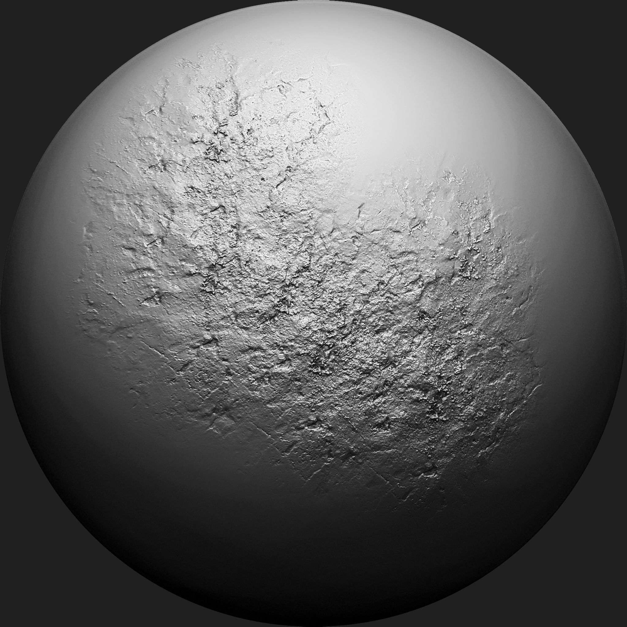 Stone Detail Brushes for Zbrush Low-poly 3D model_14