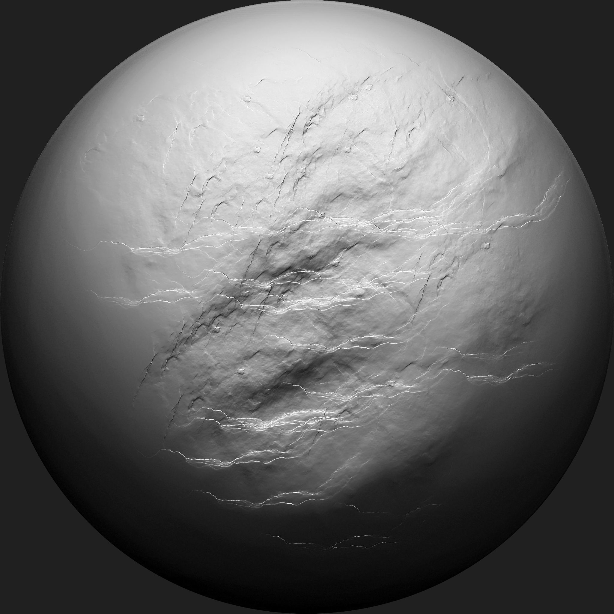 Stone Detail Brushes for Zbrush Low-poly 3D model_10