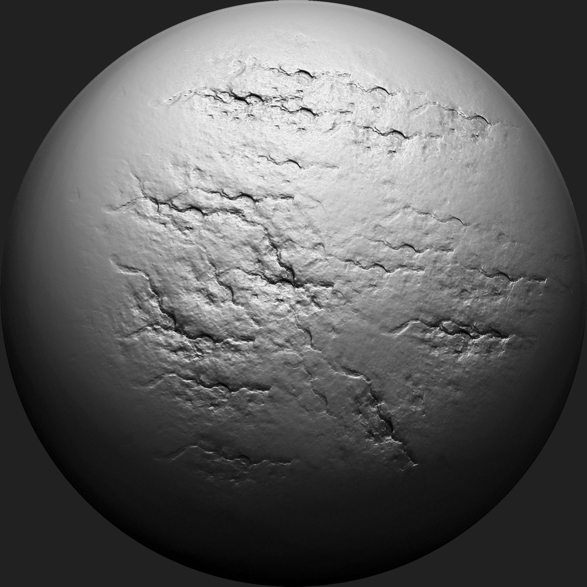 Stone Detail Brushes for Zbrush Low-poly 3D model_15