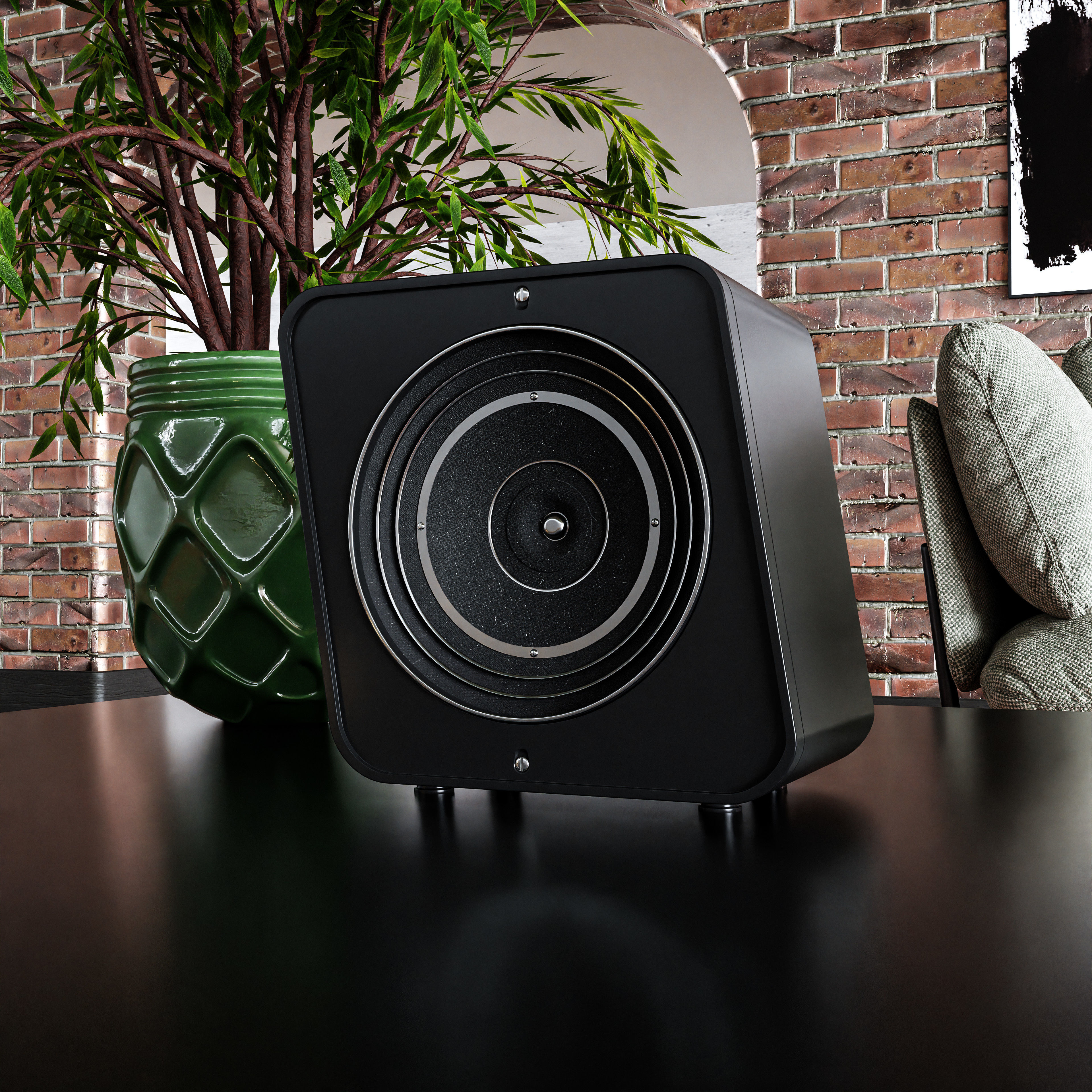 Audio System retro 3D model_5