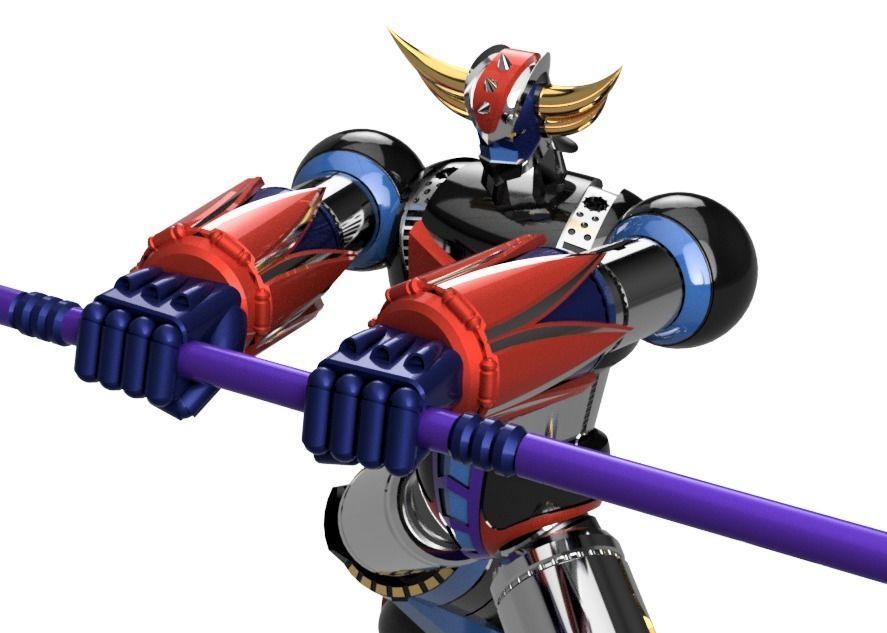 UFO ROBOT GRENDIZER GOLDOLOK STATUE 3D PRINTING MODEL 30cm 3D print model_3