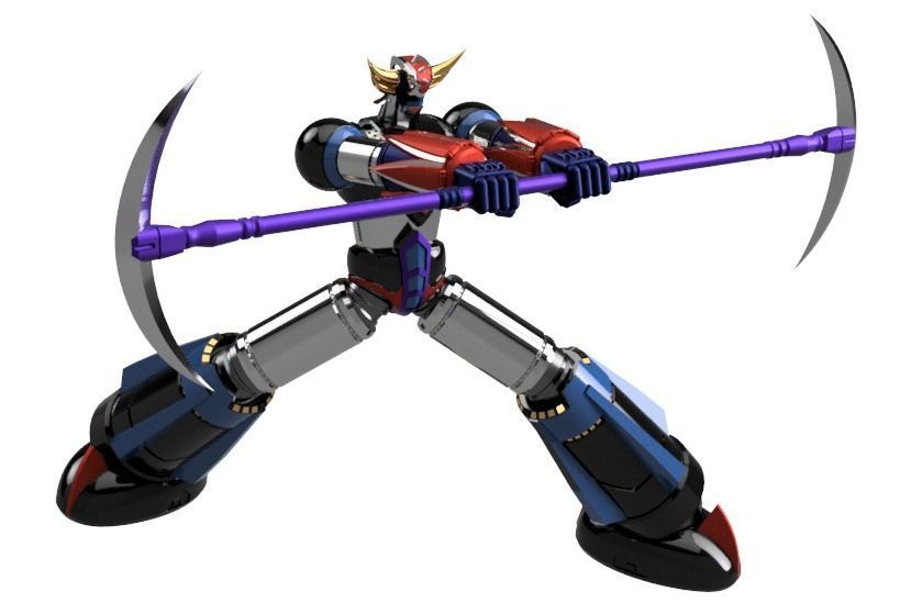 UFO ROBOT GRENDIZER GOLDOLOK STATUE 3D PRINTING MODEL 30cm 3D print model_1