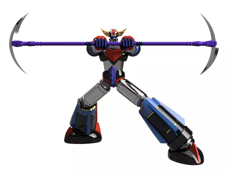 UFO ROBOT GRENDIZER GOLDOLOK STATUE 3D PRINTING MODEL 30cm 3D print model_0