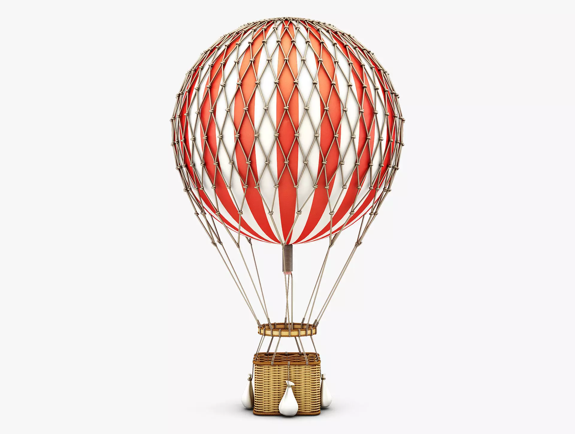 Hot Air Balloon v 1 3D model_0