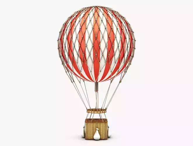 Hot Air Balloon v 1 3D model