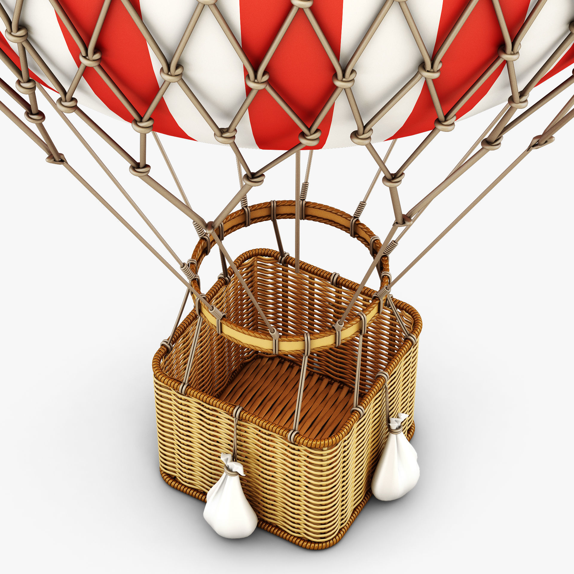 Hot Air Balloon v 1 3D model_4