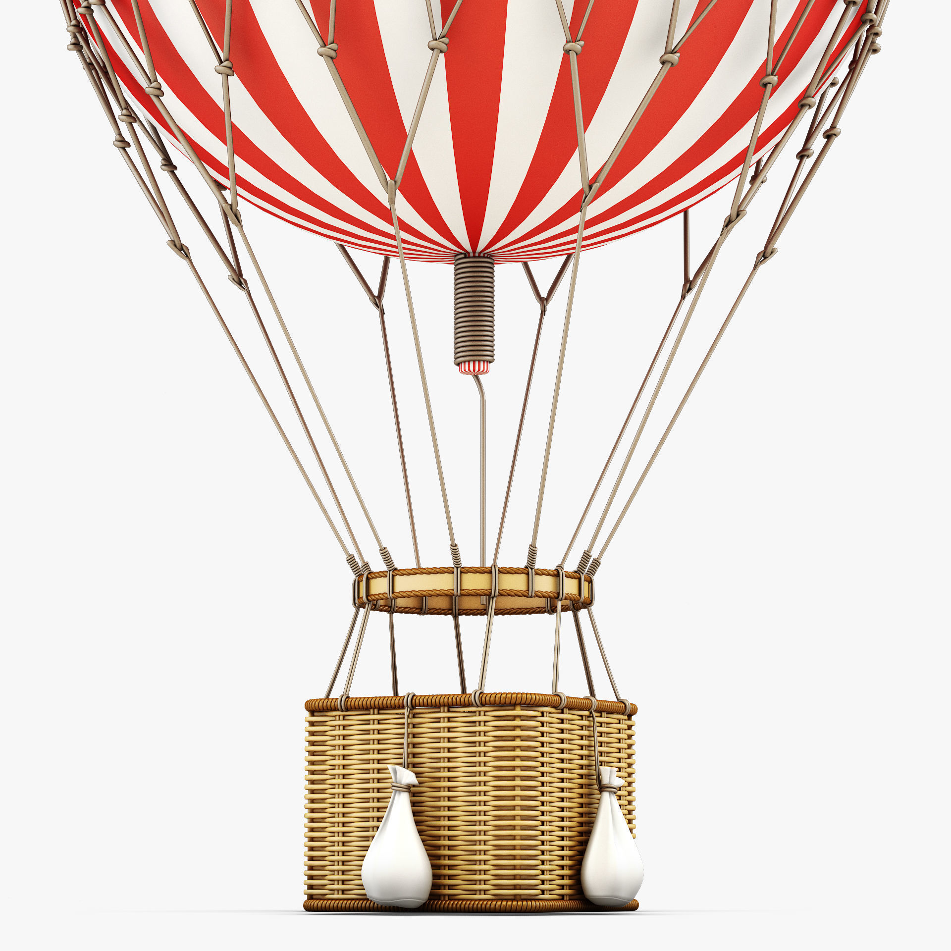 Hot Air Balloon v 1 3D model_5
