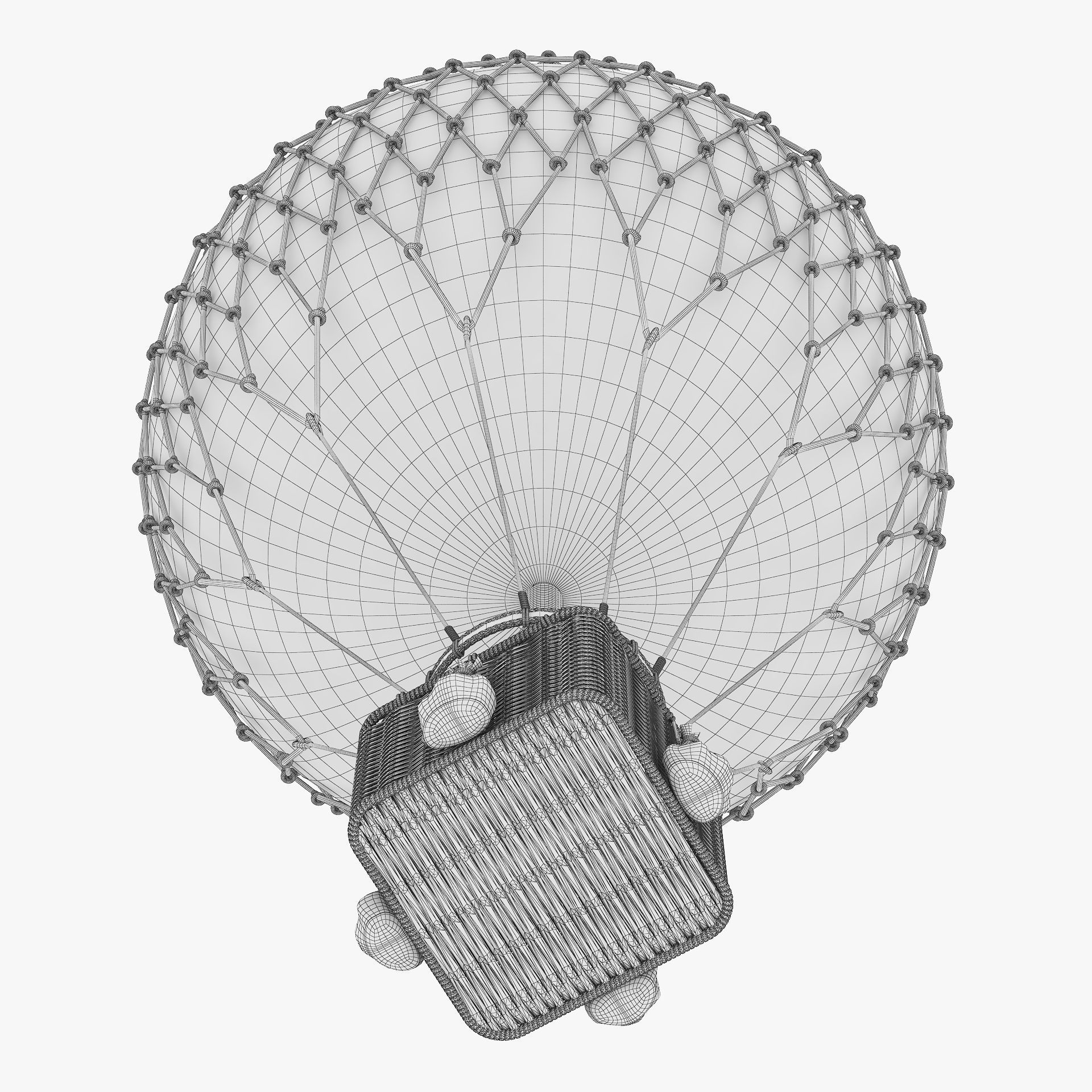 Hot Air Balloon v 1 3D model_16