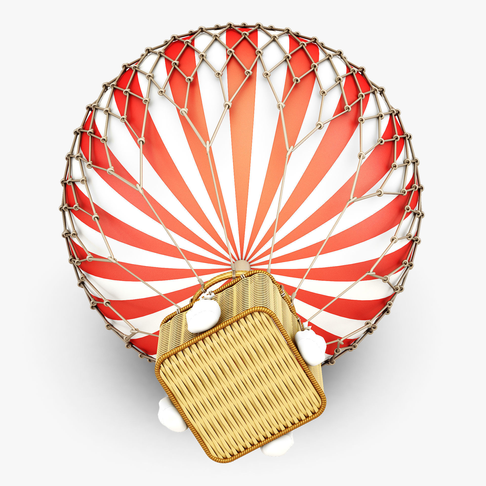 Hot Air Balloon v 1 3D model_8