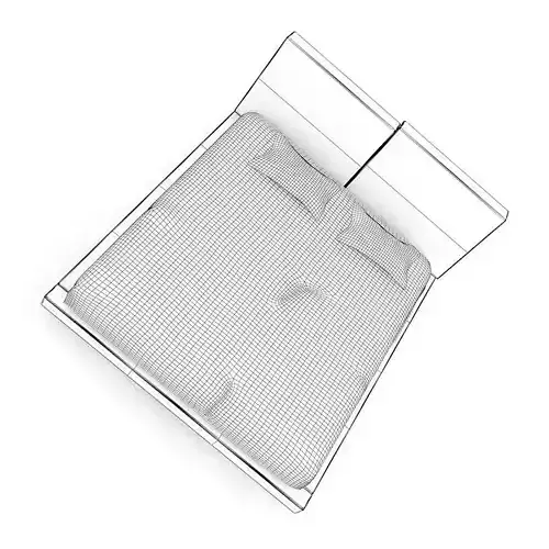 White-Grey Modern Bed