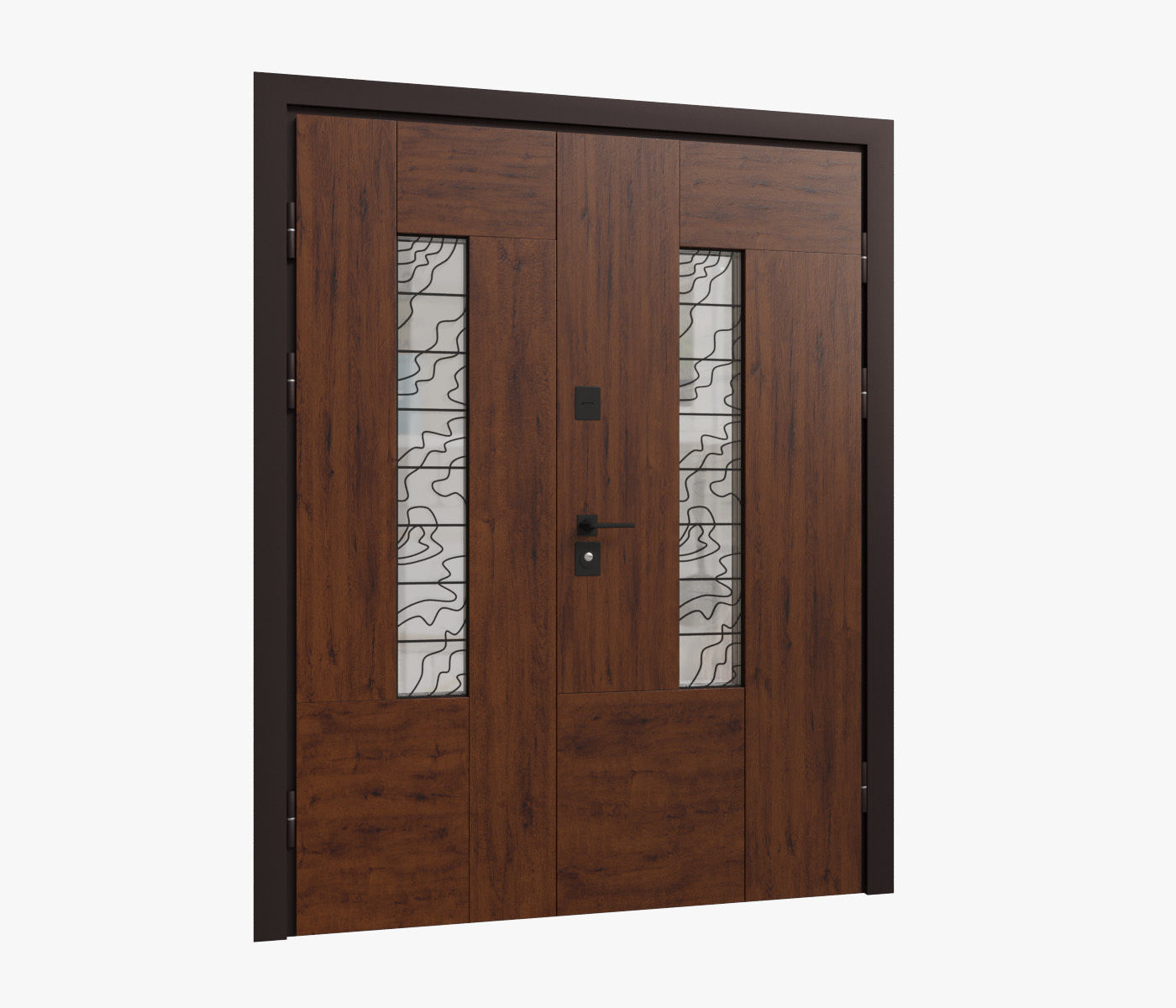 Entrance door King Size 3D model_2