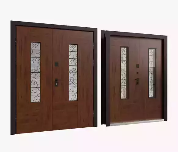 Entrance door King Size 3D model