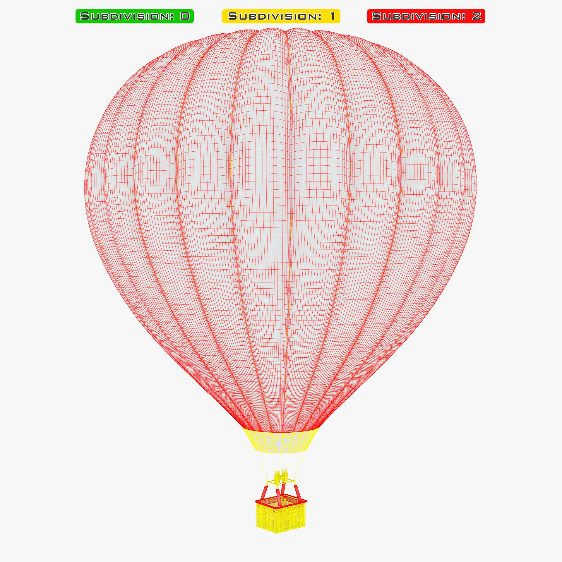Hot Air Balloon v 2 3D model_41