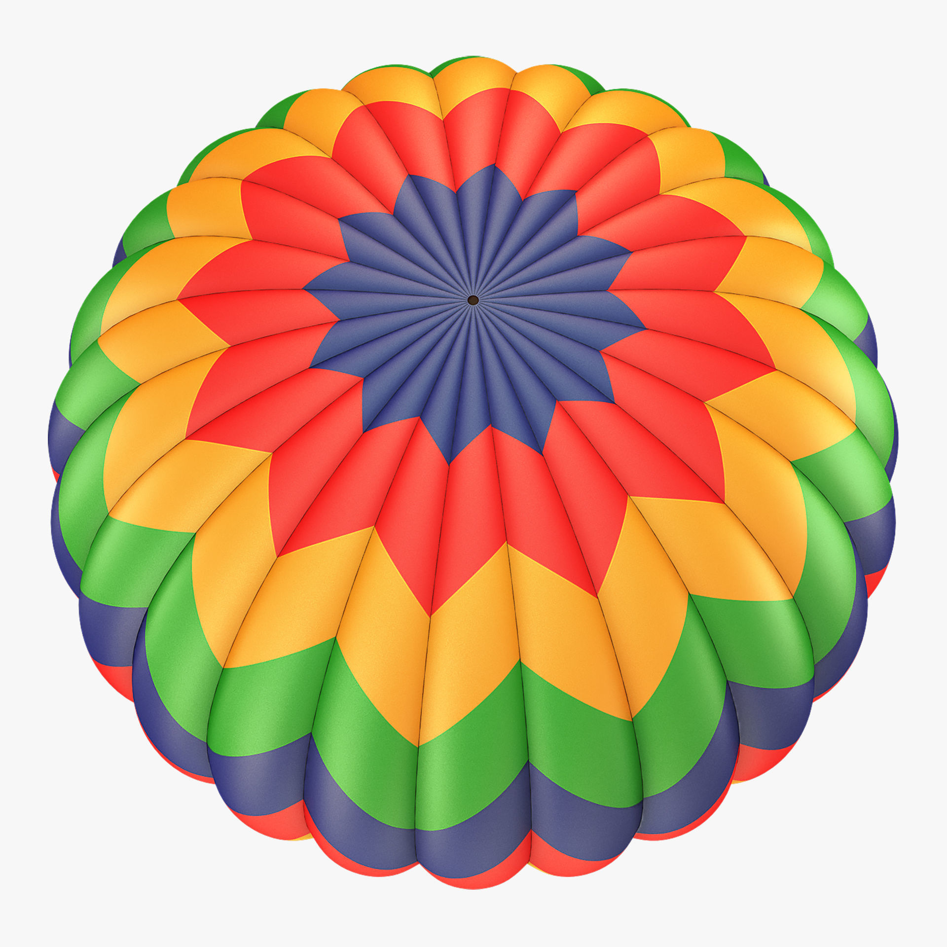 Hot Air Balloon v 2 3D model_5