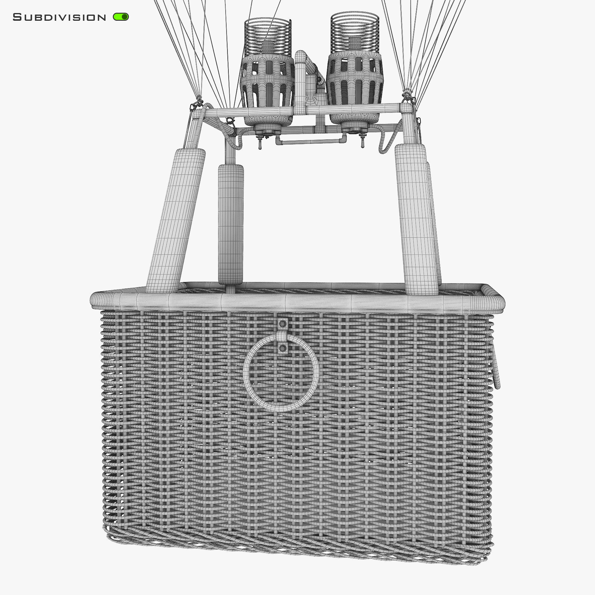 Hot Air Balloon v 2 3D model_31