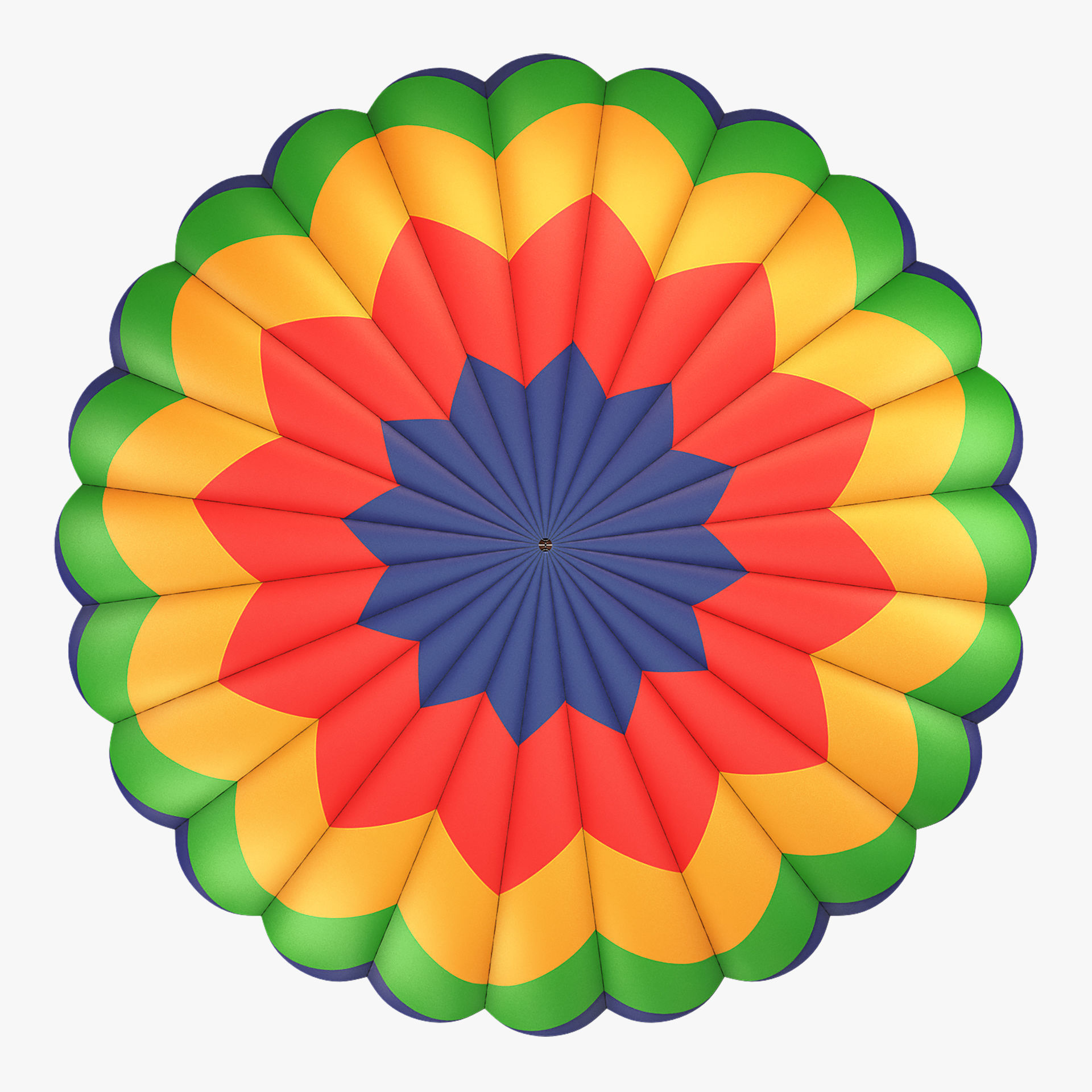 Hot Air Balloon v 2 3D model_8