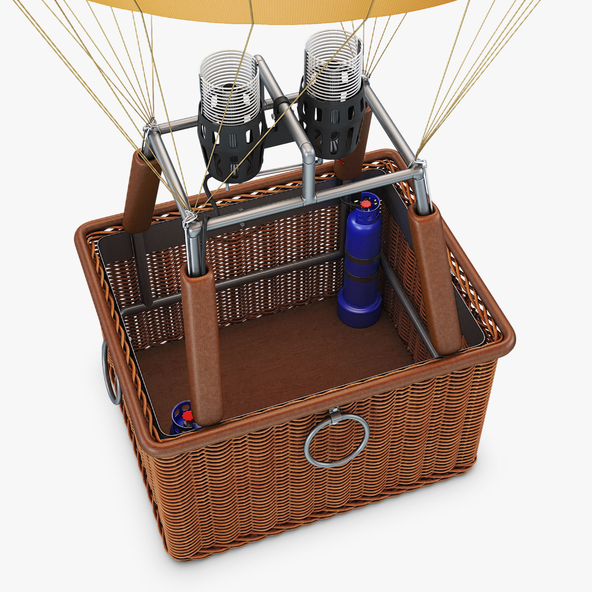 Hot Air Balloon v 2 3D model_12