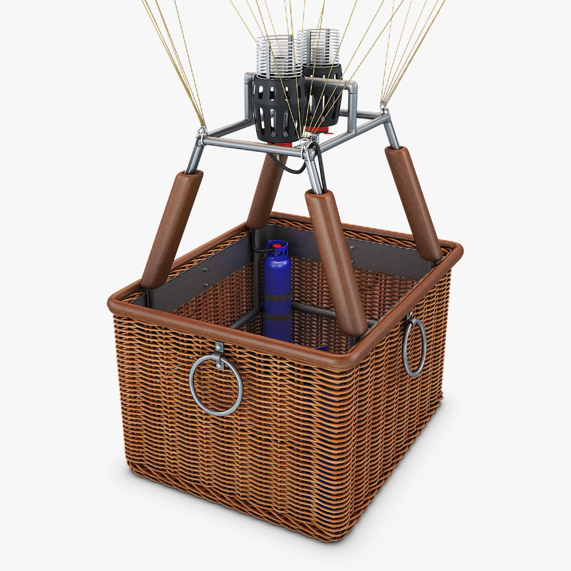 Hot Air Balloon v 2 3D model_9