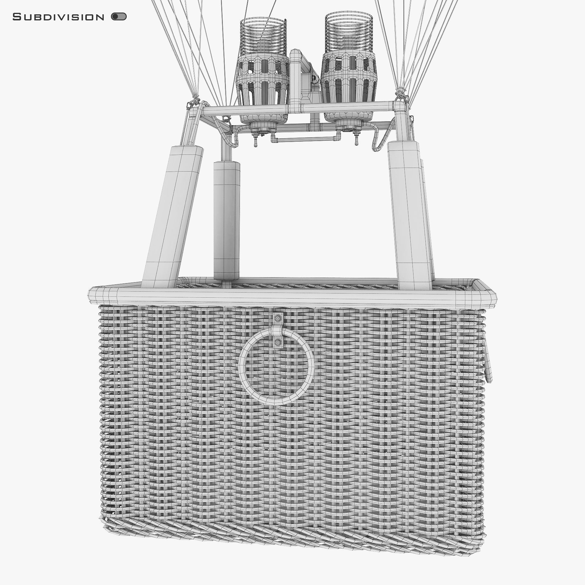 Hot Air Balloon v 2 3D model_32