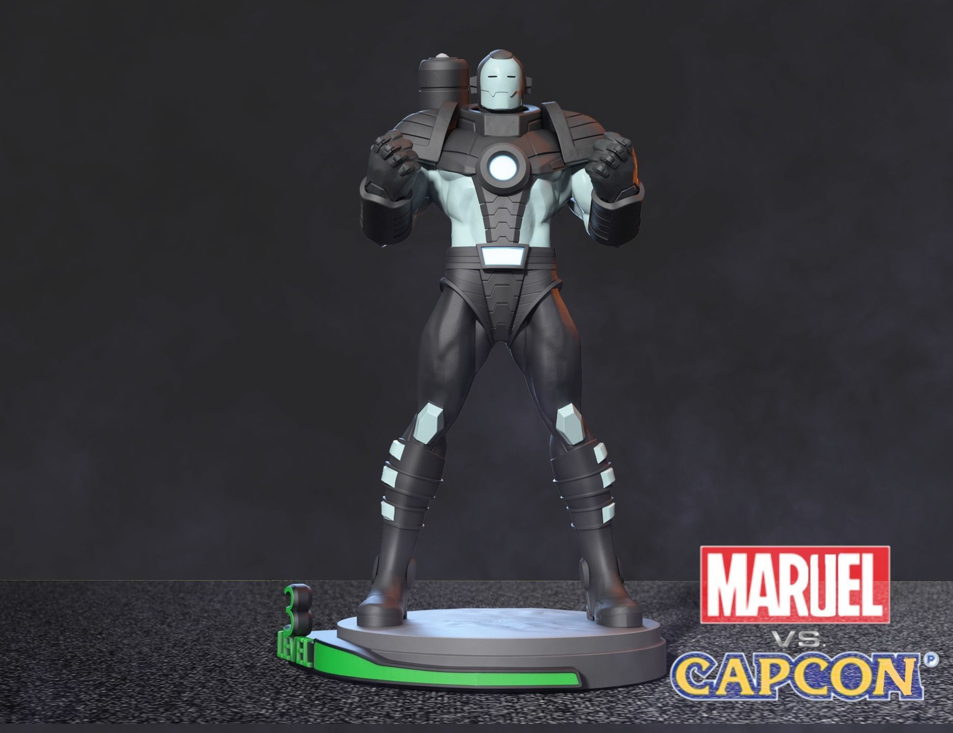 Warmachine Marvel vs Capcon 3D print model_3