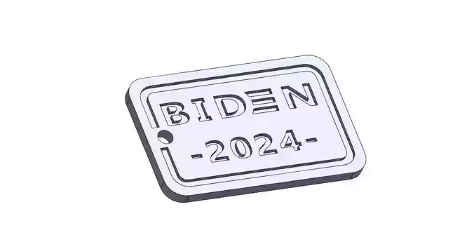 Biden 24 - Key holder 3D print model
