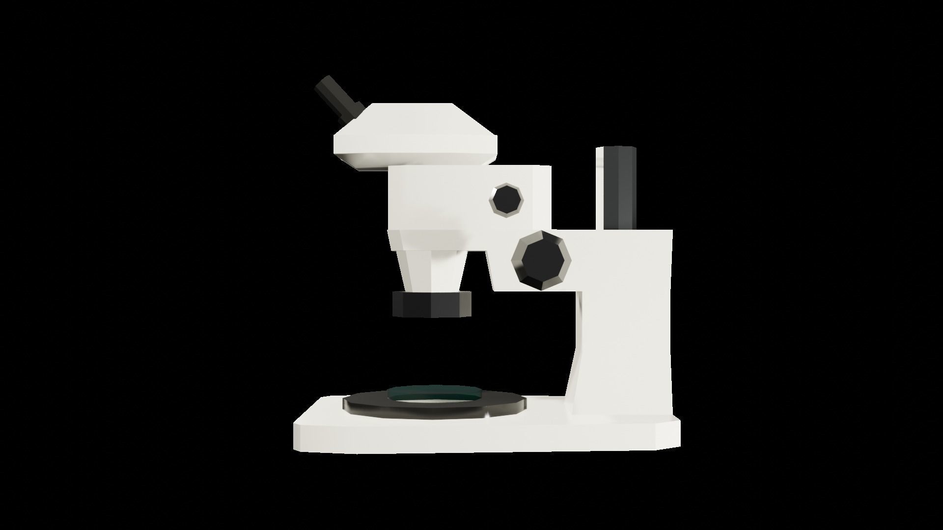 Simple Light Microscope 3D model_3