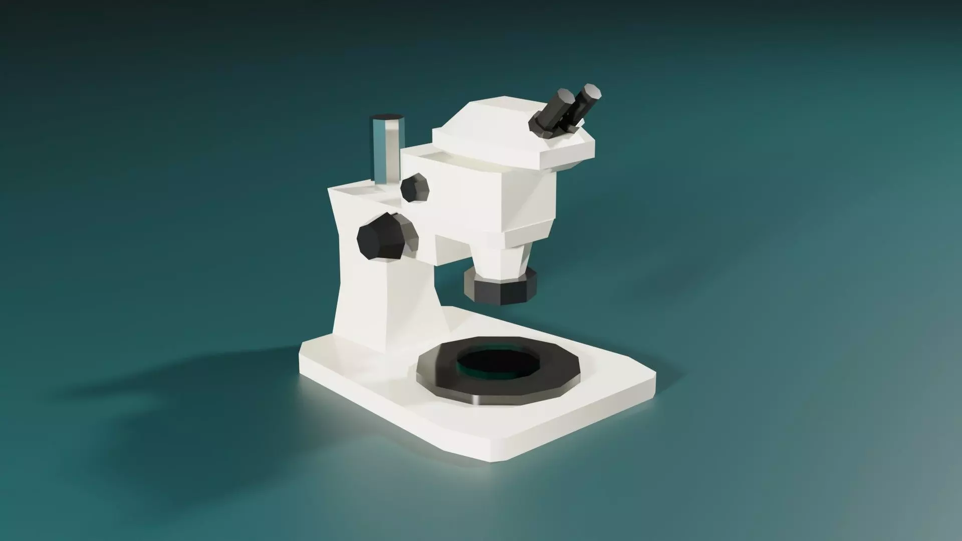 Simple Light Microscope 3D model_0