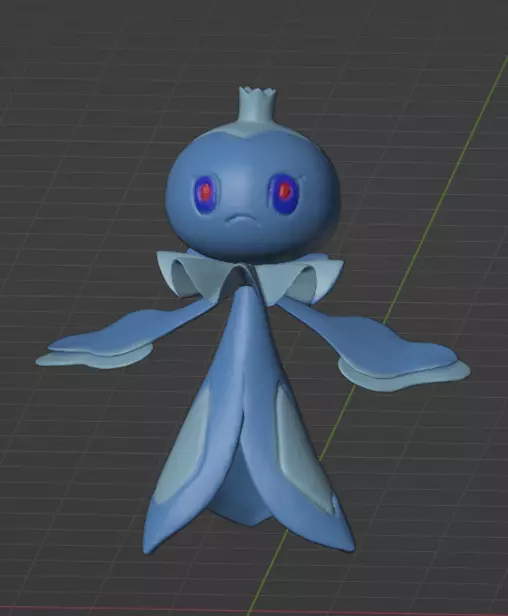 Frillish male  3D print model_0