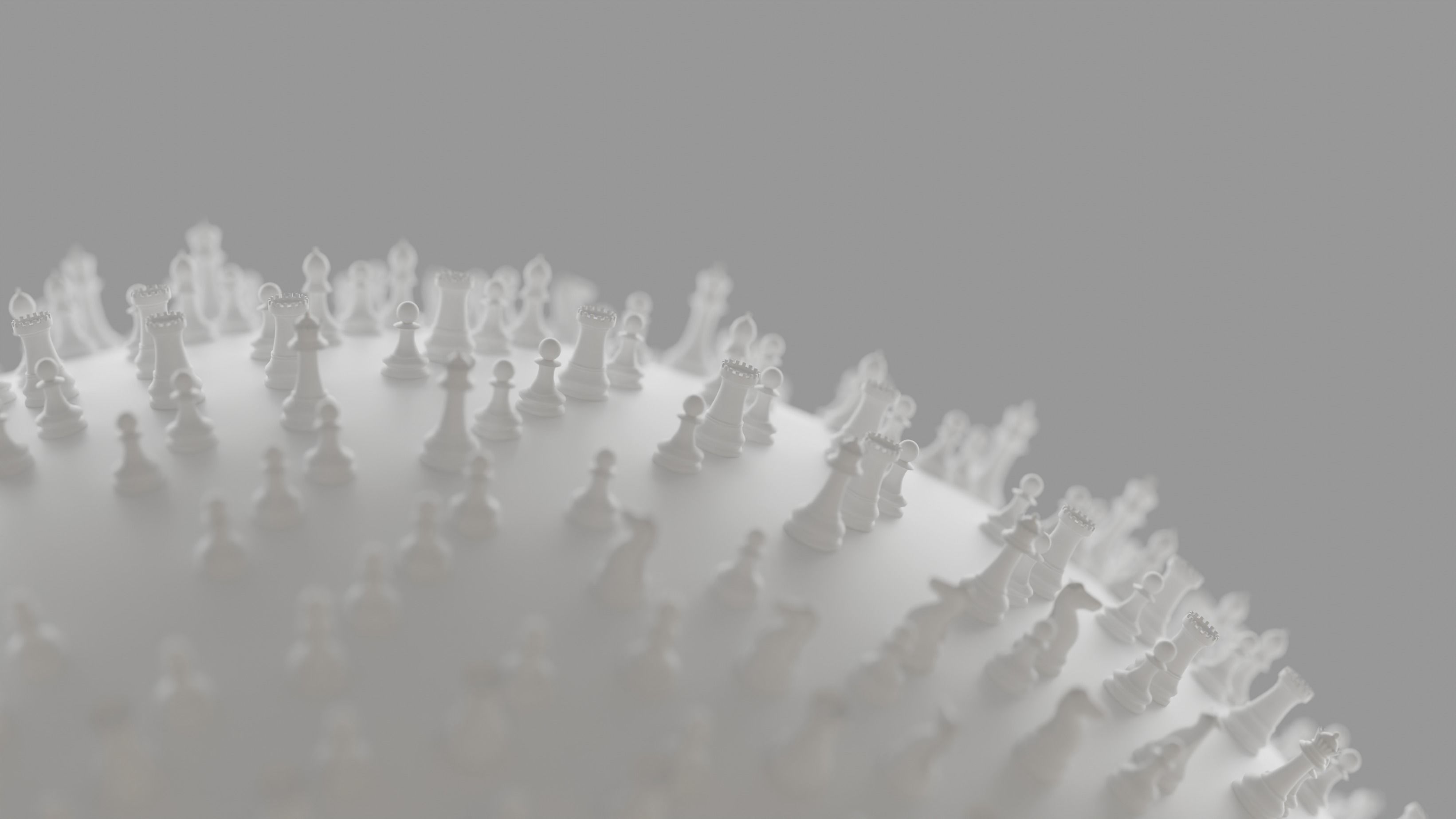 Chess globe 3D model_5