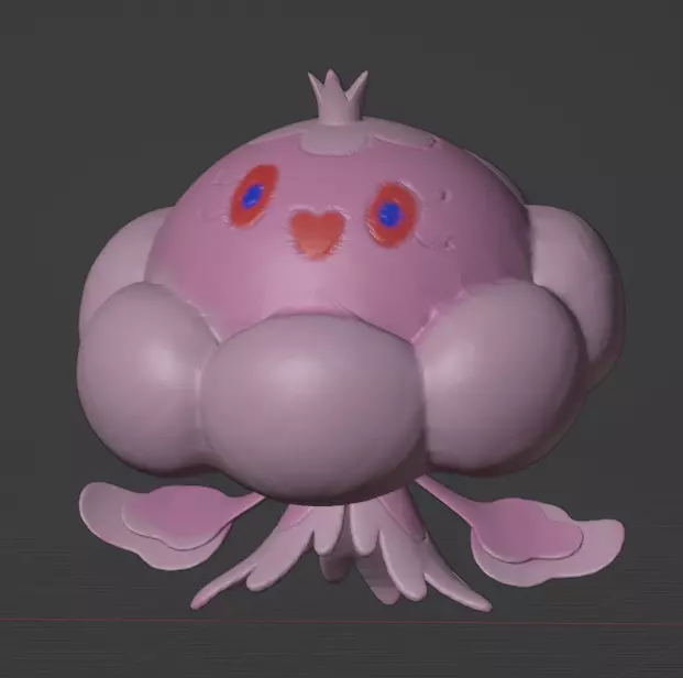 Jellicent female 3D print model_0