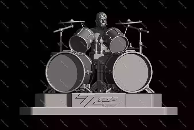  Frank Beard ZZ Top 3d printing 3D print model