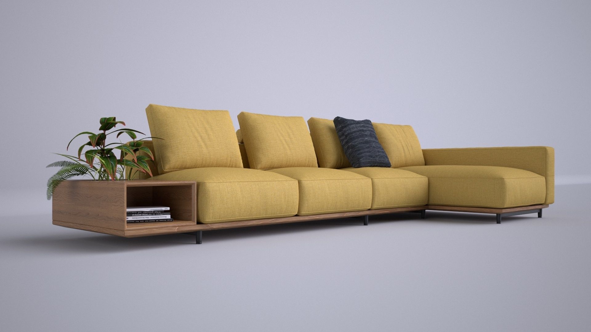Modern Interior Sofa 3D model_1