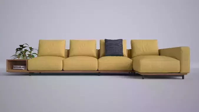 Modern Interior Sofa 3D model