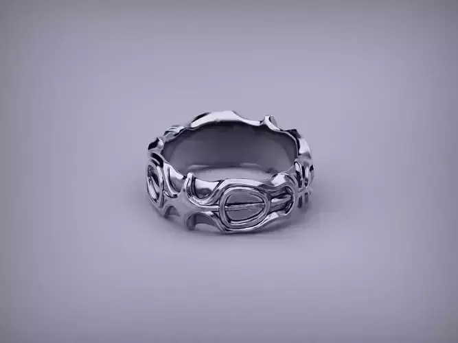 Band Modern Tech Ring