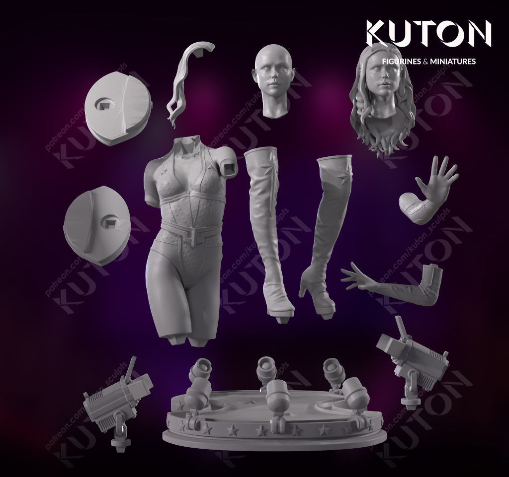 Starlight Costume 2 3D print model_7