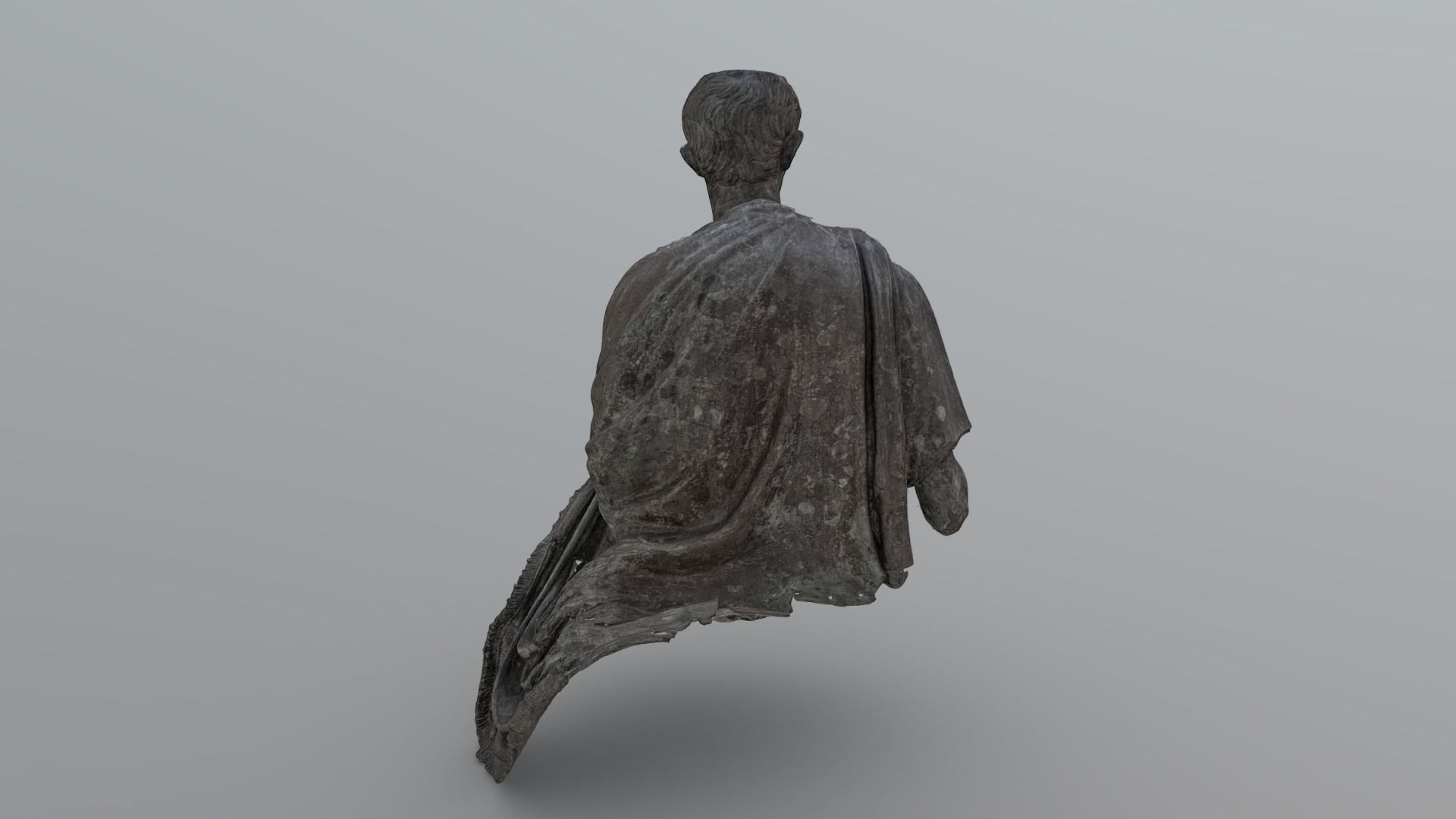 Statue of the Emperor Augustus - photogrammetry 3D model_1