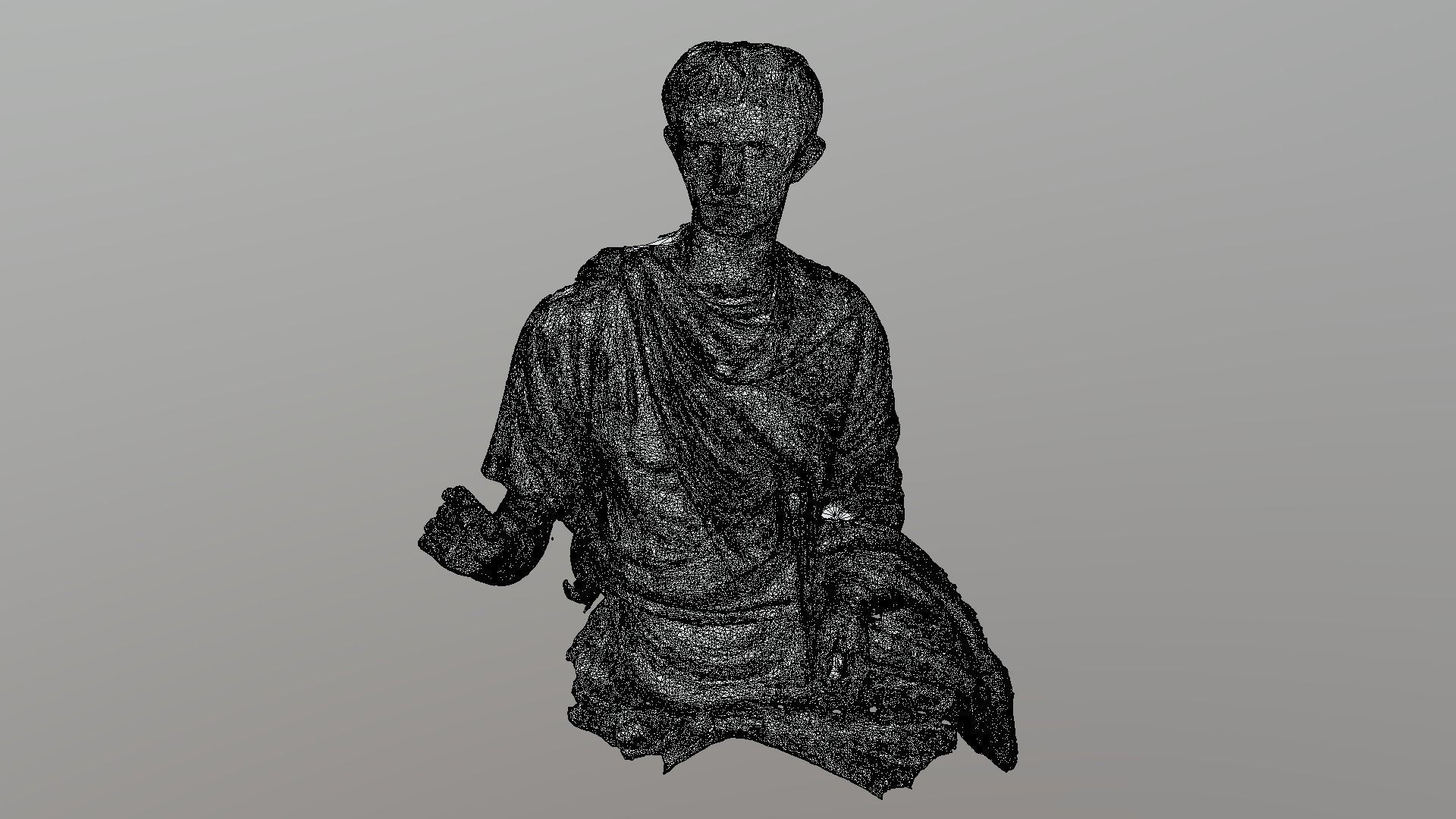 Statue of the Emperor Augustus - photogrammetry 3D model_9