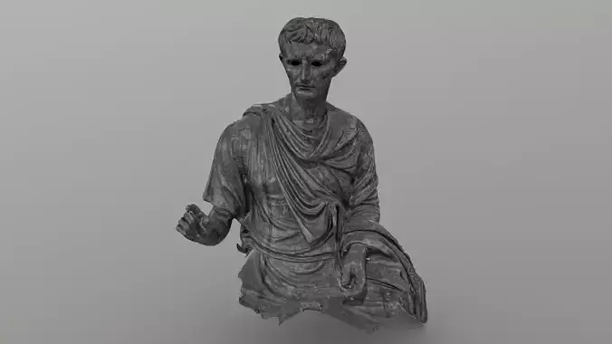 Statue of the Emperor Augustus - photogrammetry 3D model