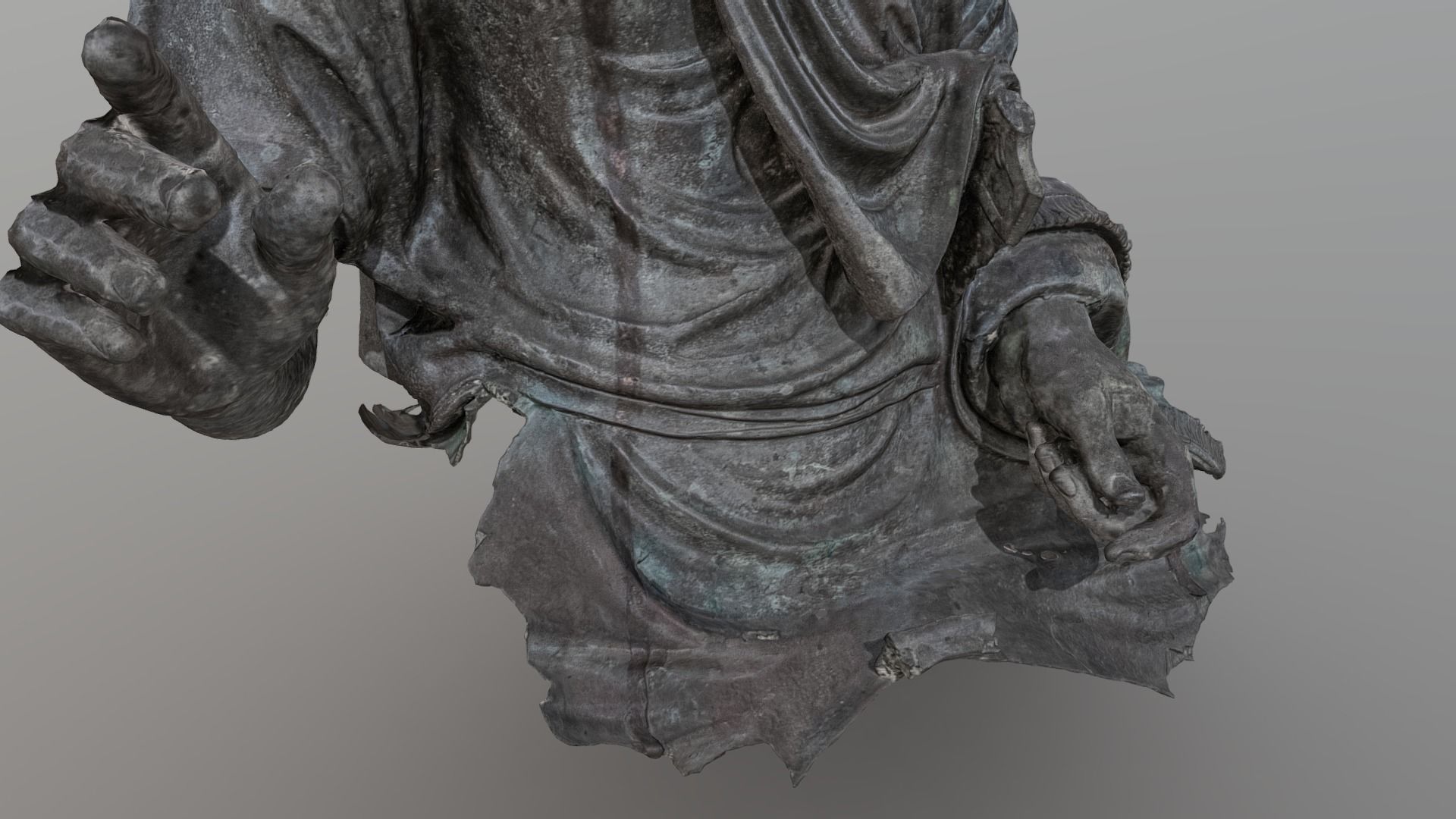 Statue of the Emperor Augustus - photogrammetry 3D model_5